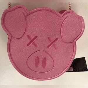 Jeffree Star Pink Pig Face Bag Purse new with tags crossbody shoulder bag